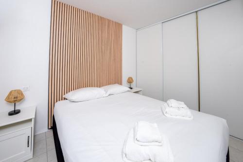 #47 Staywizus - Californie 1 BDR AC Garage Sea view terrace 1 min to beach