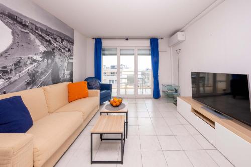 #47 Staywizus - Californie 1 BDR AC Garage Sea view terrace 1 min to beach