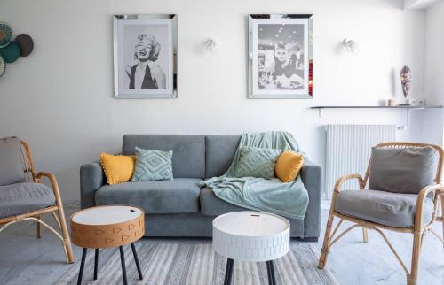 Rue d'Antibes Cannes Bright apartment with terrace
