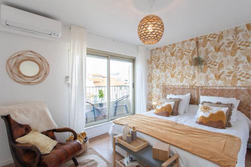 L15 Staywizus - Central suite 8 min walk sea - Parking Terrace AC