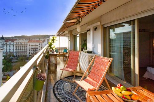L15 Staywizus - Central suite 8 min walk sea - Parking Terrace AC