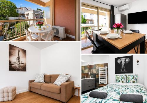 Elegant T2 avec balcon, parking et climatisation