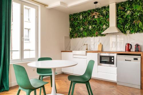 Jungle Chic Centre Rouen Wi-Fi Cuisine équipée