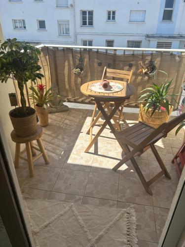 Cosy T2 avec terrasse à 5 min de la plage