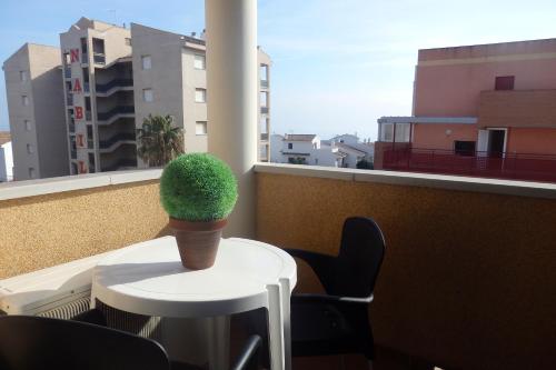 Un balcón o terraza de MEDDAYS APARTAMENTO MAR DE LAURIA