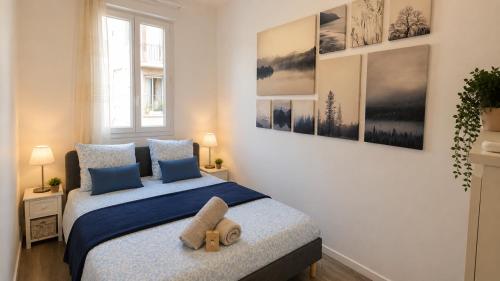 2 MAGNAN appartement climatisé à 3 min de la plage,2min tram