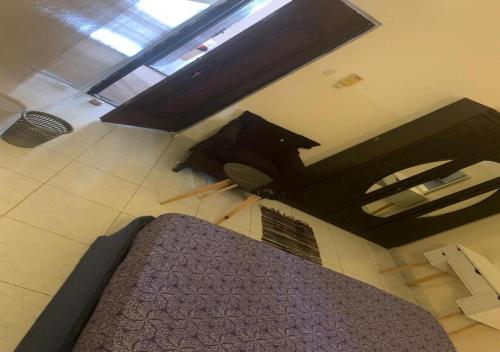 an overhead view of a bedroom with a bed at Brise de Mer Azur in Djibouti