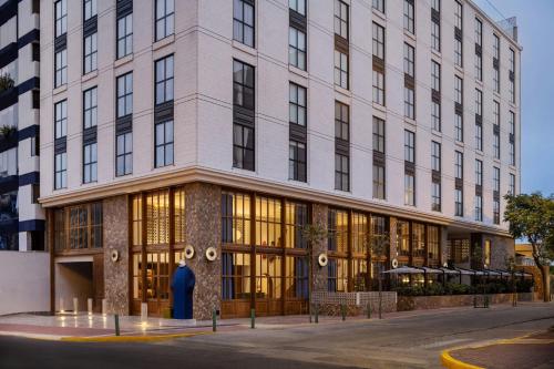 a rendering of the front of a building at Humano, Lima, a Tribute Portfolio Hotel in Lima