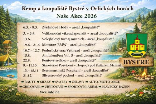 Gallery image of Chata na kolech 4L v areálu Koupaliště Bystré v Orlických horách in Bystré