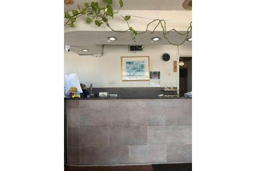 a view of the counter of a restaurant at Desert Sands Denton near UNT I 35 TX in Denton