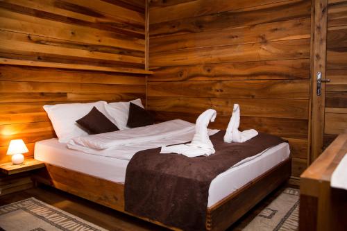 Ένα ή περισσότερα κρεβάτια σε δωμάτιο στο Hotel Babino Brdo