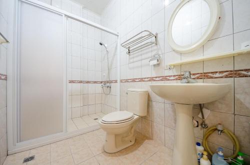 Koupelna v ubytování Sweetfishs Homestay