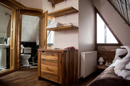 Χώρος καθιστικού στο Hotel Babino Brdo
