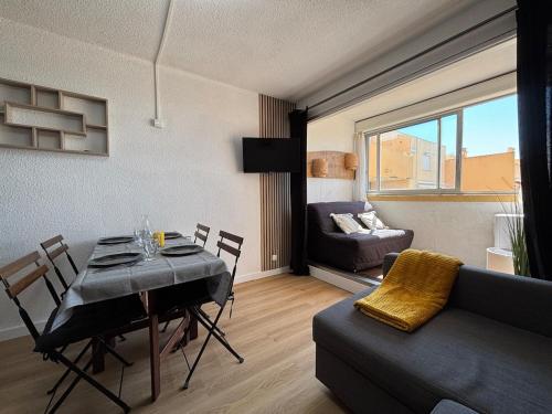 Studio front de mer, Wifi, parking gratuit