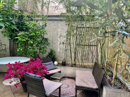 Luxury Garden Apt with AC in Paris 16th