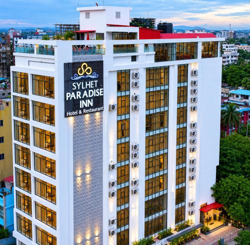 an aerial view of the synergy palace inn hotel at Sylhet Paradise Inn in Sylhet