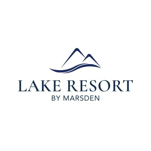 a logo for lake resort by marrefon at Lake Resort by Marsden in Cromwell