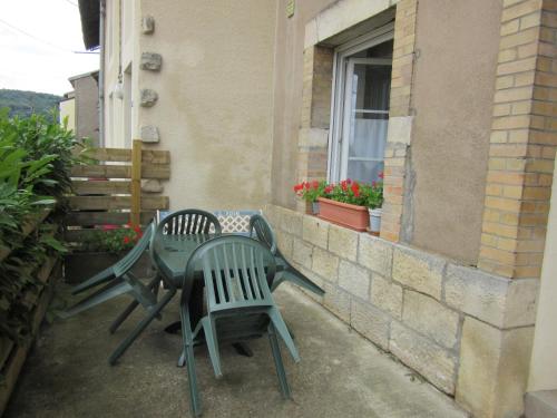 Balcon ou terrasse dans l'établissement Gite La Grange à foin