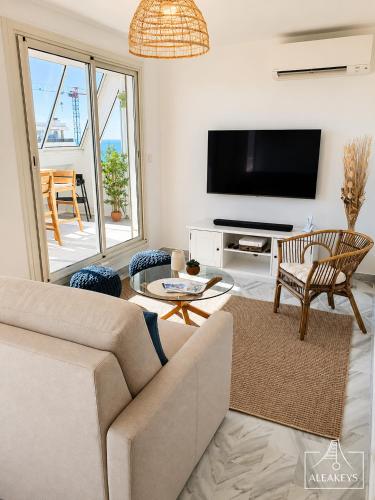 LE MARADIVA - P3 vue imprenable mer-garage - plages