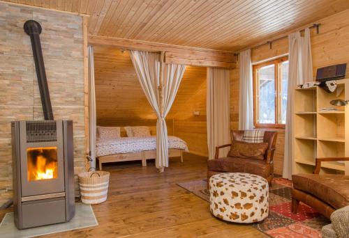 Postel nebo postele na pokoji v ubytování Haus Bergblick