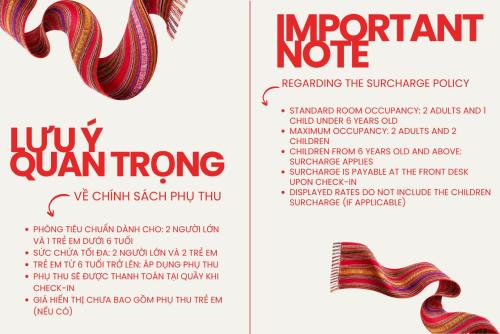 a flyer for a upcoming event with a colorful yarn fringe at Serena Kim Boi Resort - Hoa Binh in Hòa Bình