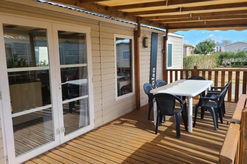 Mobil-home 2 chambres 6 pers