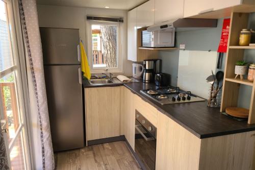 Mobil-home 2 chambres 6 pers
