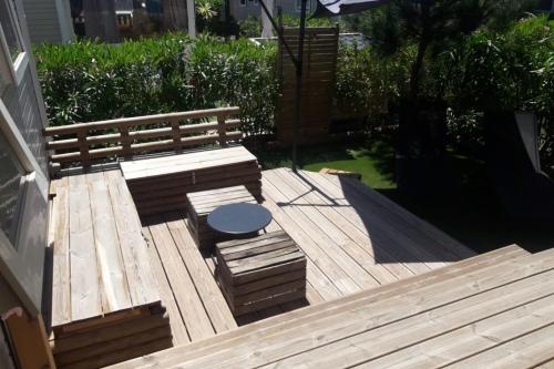 Mobil-home 3 chambres avec 2 salles de bain