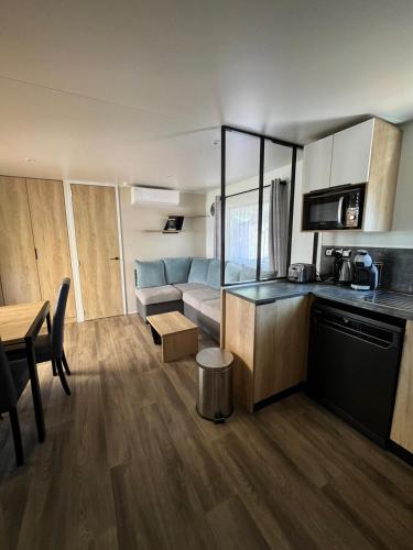 Mobil-home 3 chambres avec 2 salles de bain