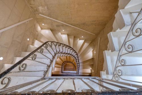 a view of a staircase in a building at Dar Vitorja in Senglea