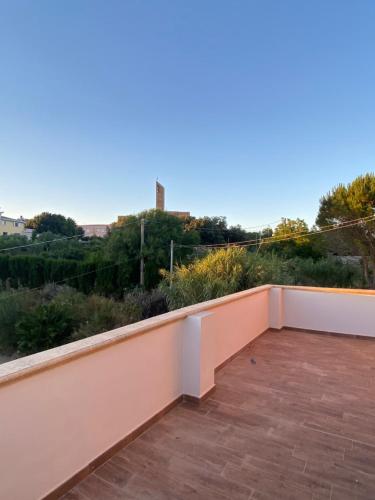 a view from the balcony of a house at La Lidia in Sassari
