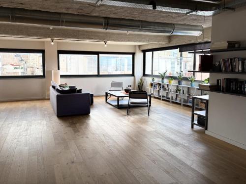 Industrial Loft with Stunning Acropolis View