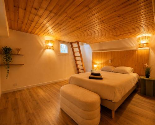 " Nid Secret " Chambre insolite sous-sol - Wifi - Centre Ville