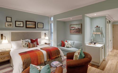 Katil atau katil-katil dalam bilik di Strand Hotel Swakopmund