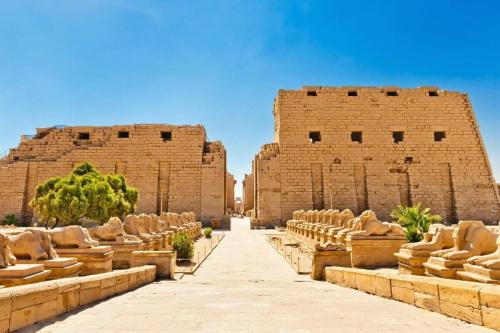 a view of the amphitheatre in the ancient city at Vipxplor Travel in Luxor