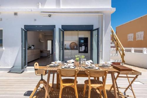 Two beachfront semi detached villas on the sand