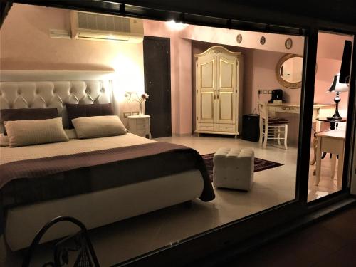 Katil atau katil-katil dalam bilik di Hotel Scilla