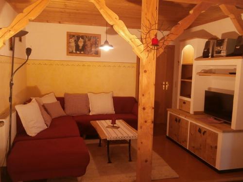 Χώρος καθιστικού στο Bauernhof Berndlhof Obing