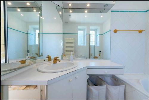 Penthouse sea view and pool A C 6P– Cannes