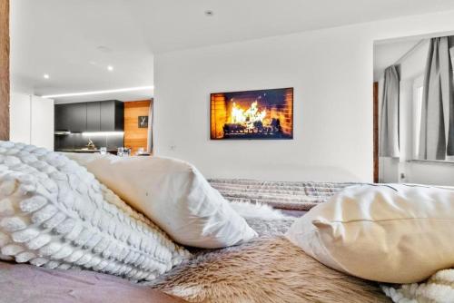 Magnifique appartement rénové avec vue montagne