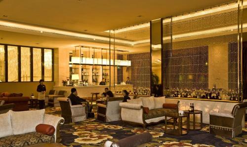 Χώρος καθιστικού στο Shaoxing Tianma Grand Hotel