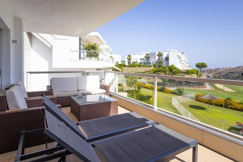 Luxury Miraval Relaxing Terrace with Golf Views