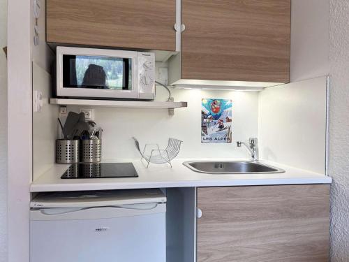 Studio au pied des pistes, balcon, 2 pers, Les Orres - FR-1-322-607