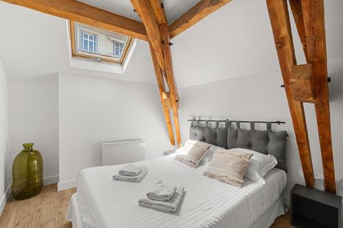 Bioves en Duplex-climatisation-centre ville-plage