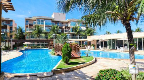 a view of the pool at the resort at Apto. Palm Beach, 300M Beach Park in Aquiraz