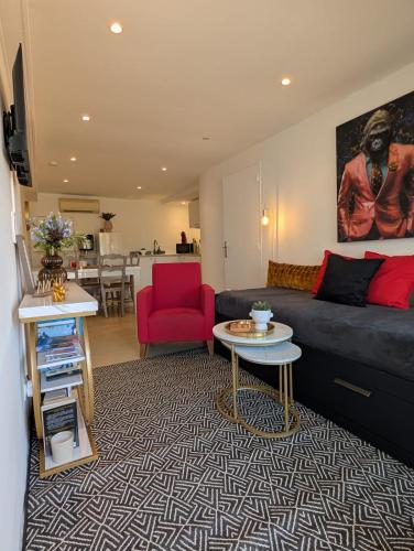 Le Riviera 5 pers, terrasse privée, accès piscine