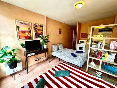 Escapade toulousaine, studio confort et bien situé