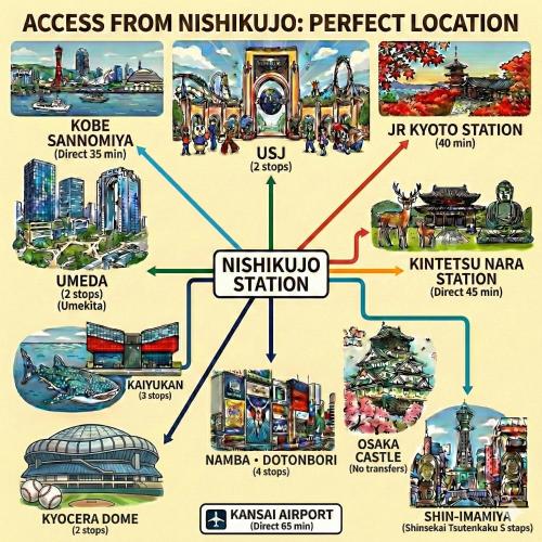 木 -Key- A Cozy Place, Perfect for USJ & Osaka Sightseeing