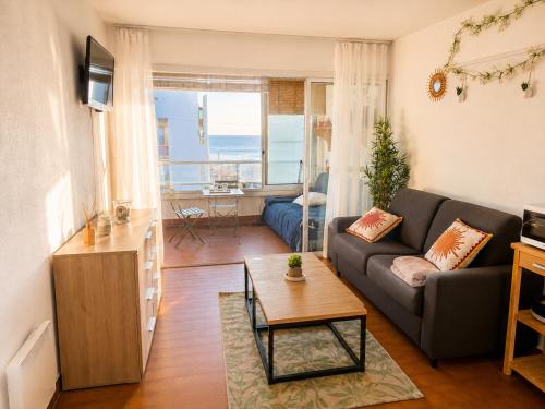 Studio vue sur mer les pieds dans l'eau