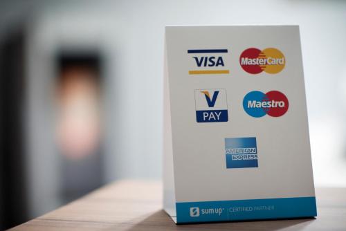 a box of visa pay on a table at Bed & Breakfast Ellenica in Rionero in Vulture